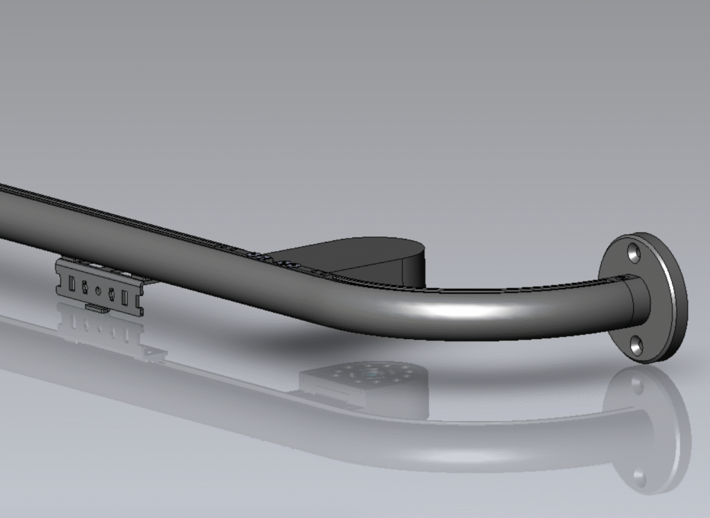 Rendering Motorized French Pole