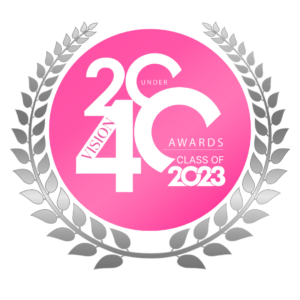 VISION 20 under 40 2024 logo